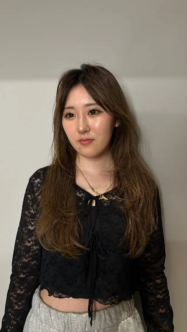 ロング カラー ロングレイヤー ベージュカラー ブロンド ブラウンカラー 透明感カラー 🌿ボブ パーマ高橋啓太🌿のヘアスタイル