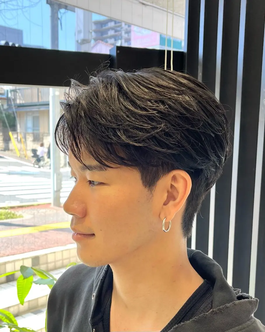 【メンテナンス人気No.1】メンズカット+眉カット+炭酸泉◎の写真
