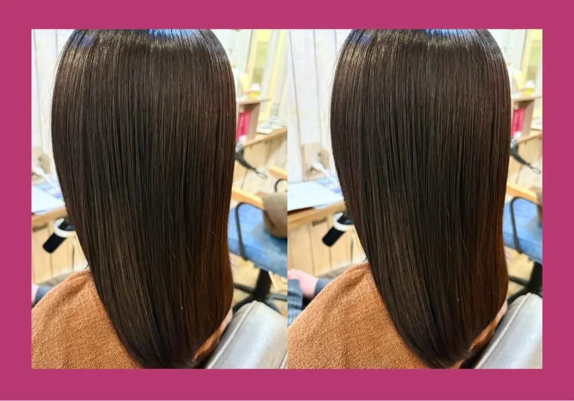 セミロング カラー トリートメント カット ヘアカラー トリートメント 髪質改善/ハイトーン /茅ヶ崎/YUUKAのヘアスタイル