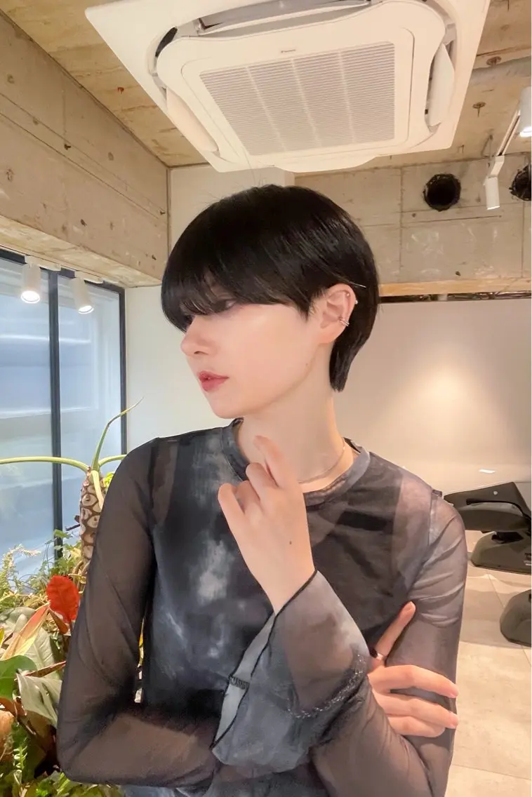 ショート ショートボブ ボブ ショートヘア カット 田村 天のヘアスタイル