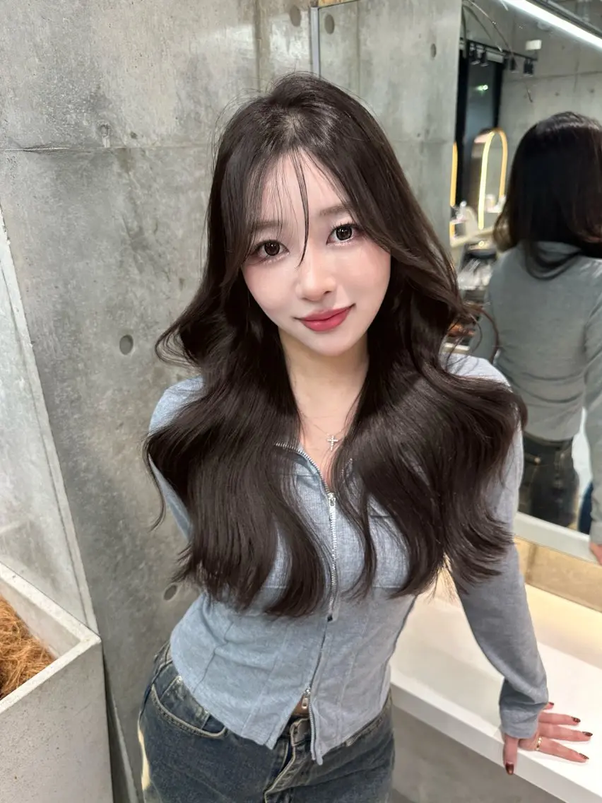 ロング カラー カット ヘアカラー トリートメント 《髪質改善✖️オリー ブ🧸》小嶋拓也のヘアスタイル