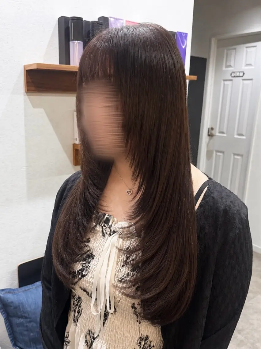ロング カラー ヘアアレンジ シールエクステ エクステ カット エクステ 髪質改善縮毛矯正/ エクステ/ひふみ🌛のヘアスタイル