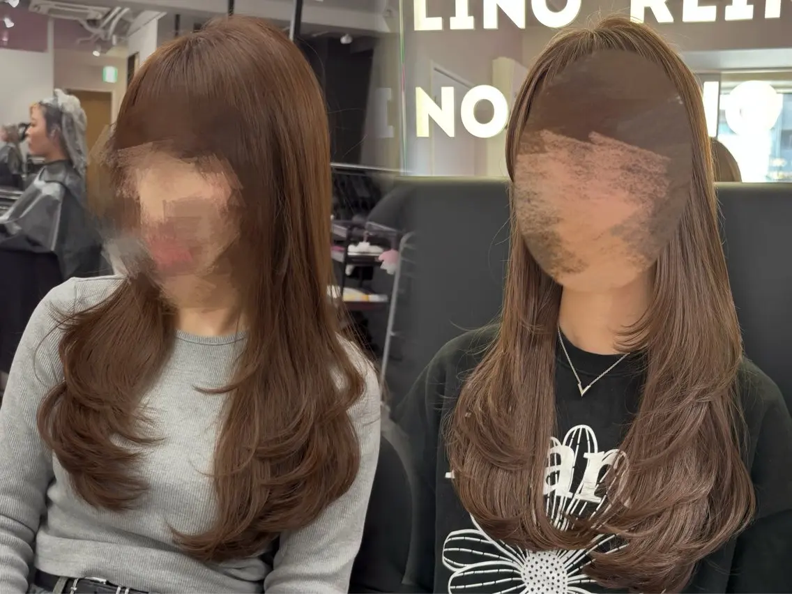 🩵レイヤーカット🩵 ✔ 韓国っぽい雰囲気にしたい✔ 顔周り作りたい✔ ワンカールで盛りたいそんな方ぜひお任せくださいの写真