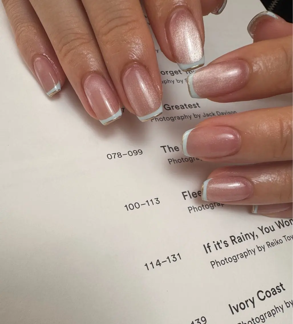 ネイル フレンチネイル 春ネイル ハンドネイル 白日-hakubi nail-のネイルデザイン