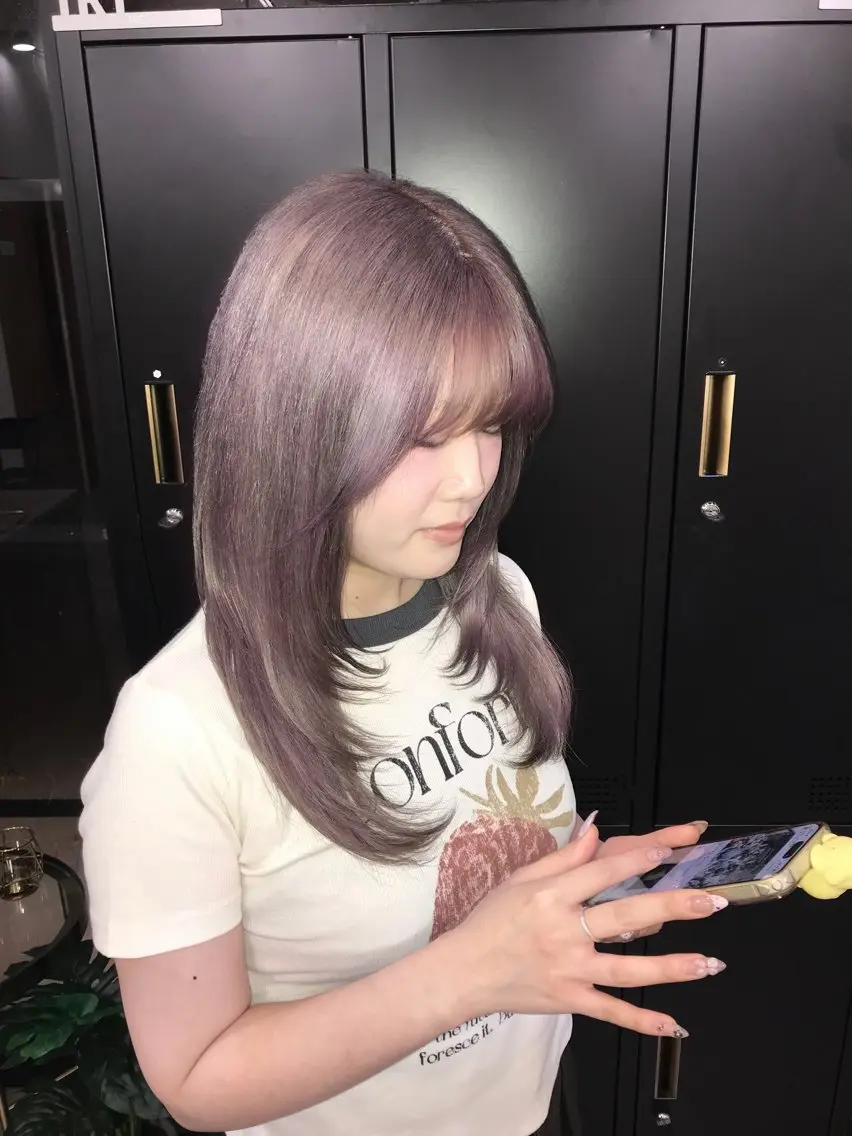 ミディアム ヘアカラー manaka 🪽のヘアスタイル