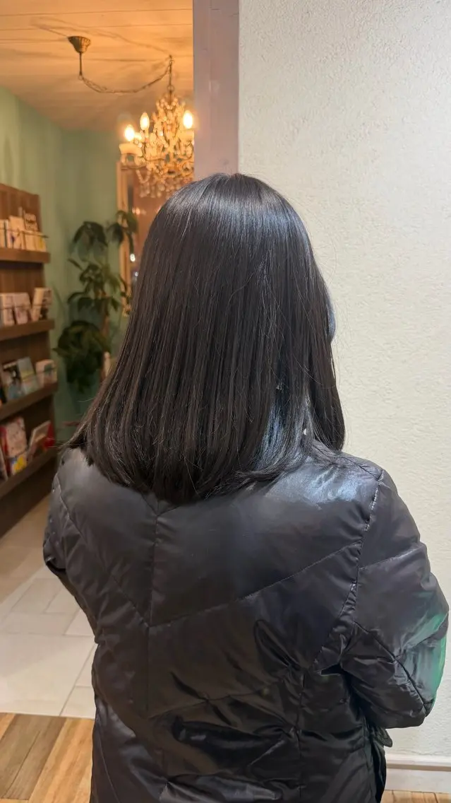 セミロング カット 東海 竜輝のヘアスタイル