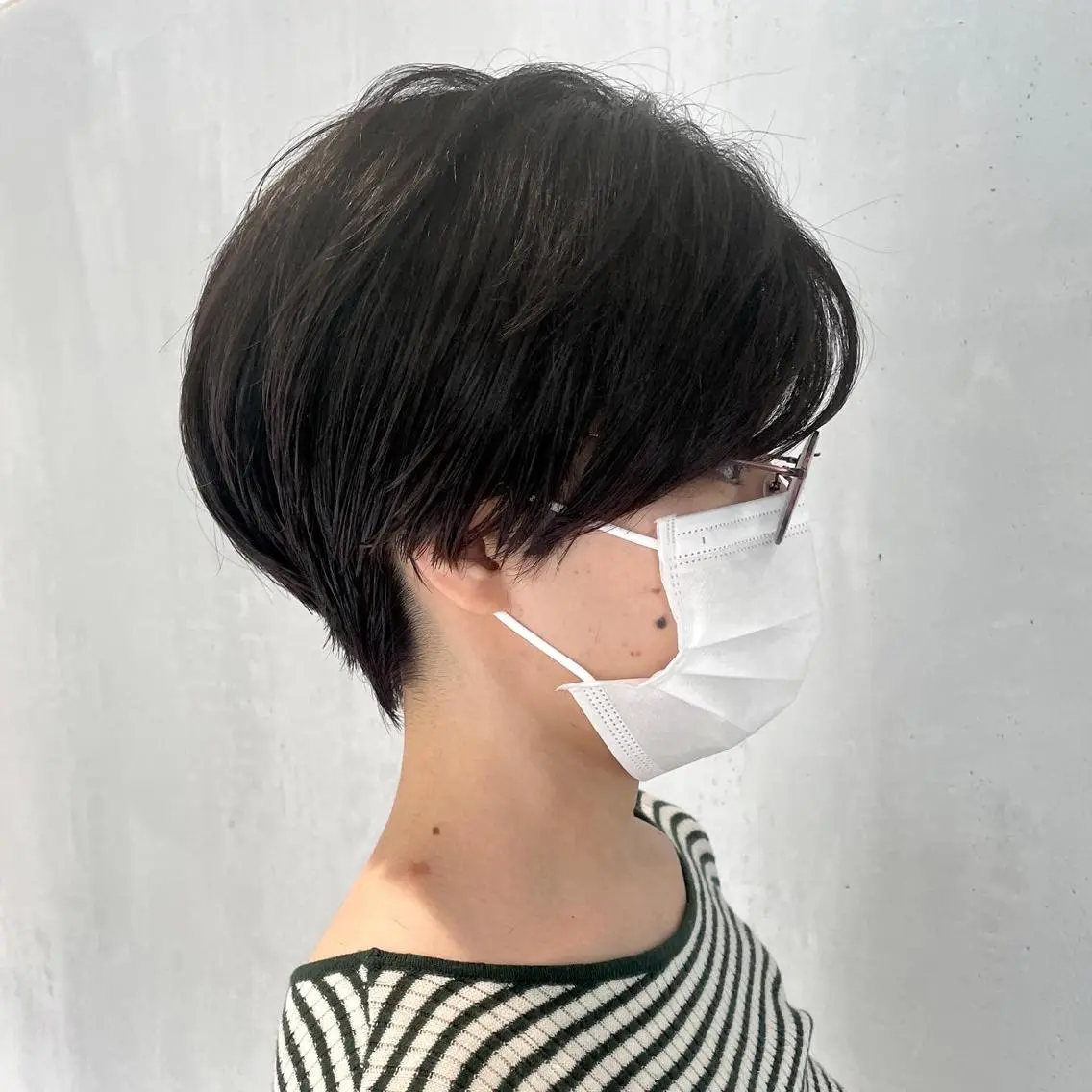 ショート カラー ハイライトカラー ハイトーンカラー 卒業式のヘアスタイル ハイライト カット ヘアカラー トリートメント ヘッドスパ matka白髪ぼかし 大人ヘア/KEIKOのヘアスタイル