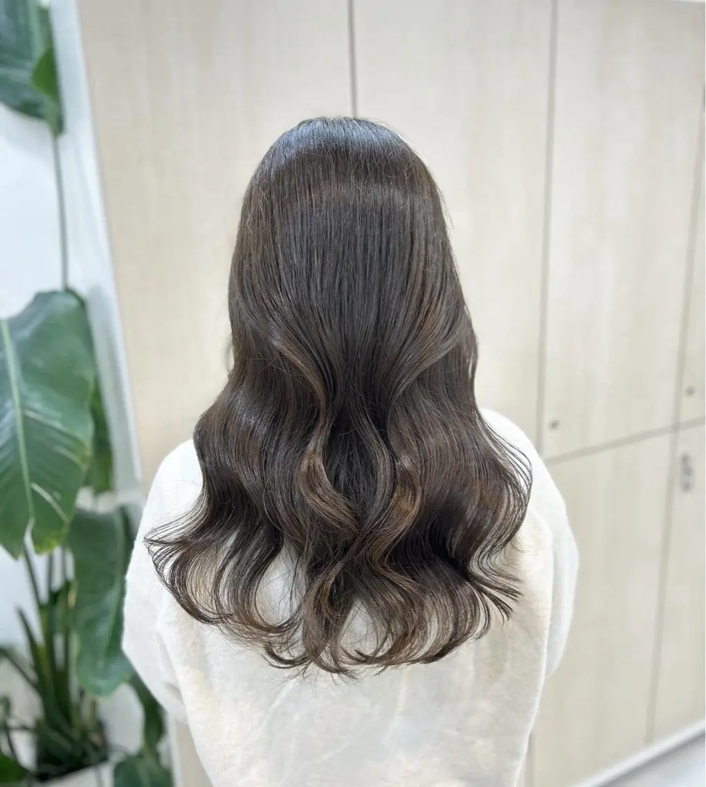 ロング カラー カット ヘアカラー ヘアセット 赤み消しカラー 🍀JUNKIのヘアスタイル
