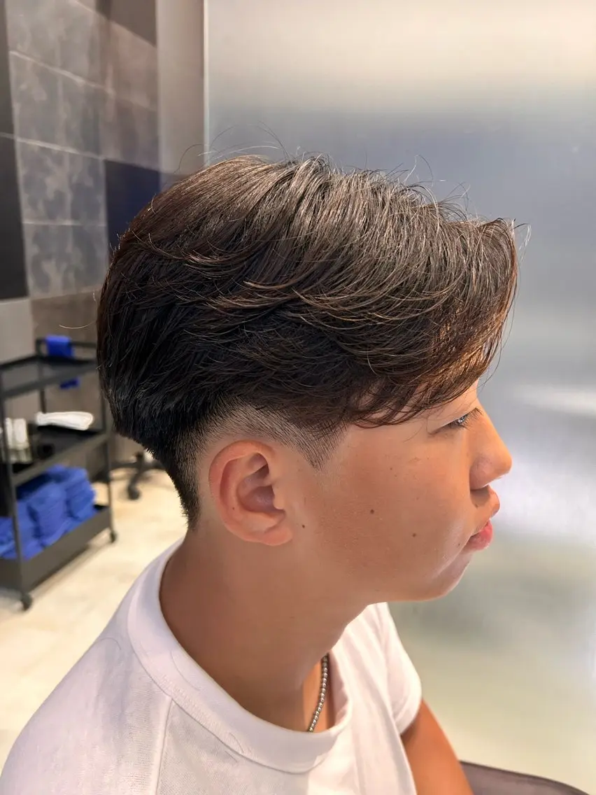 パーマ メンズ ニュアンスパーマ カット パーマ 笠井 雅斗のヘアスタイル