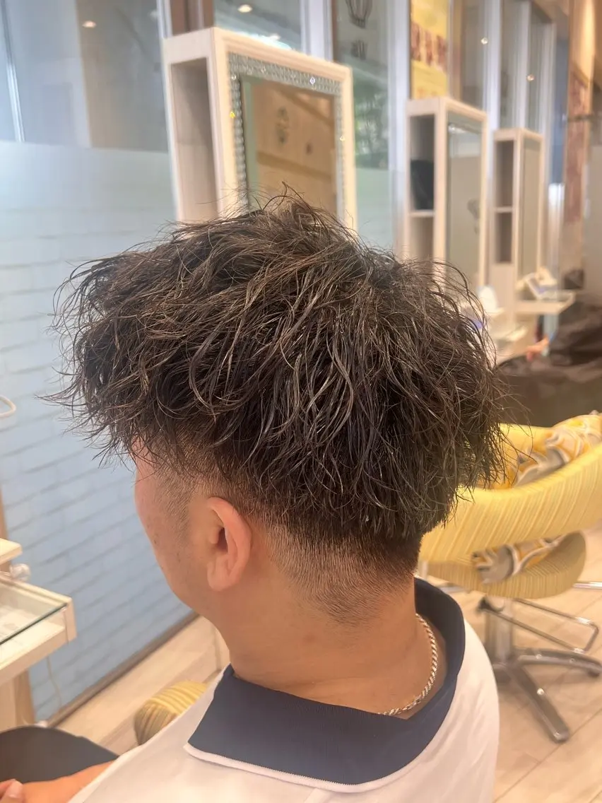 ショート ショートヘア パーマ メンズ特化☝️添田 好恵のヘアスタイル