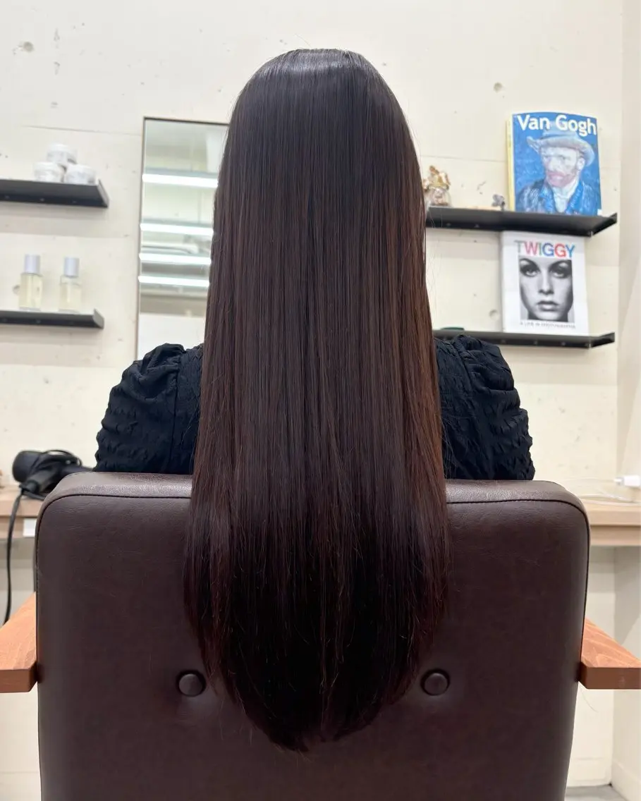 ロング 縮毛矯正 カット 縮毛矯正 【似合わせカット】 谷口海斗のヘアスタイル