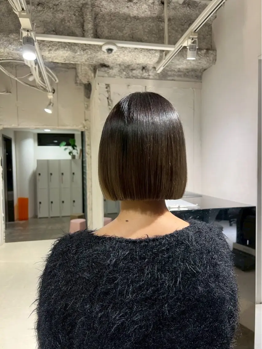 ショート パーマ 髪質改善 ストレートパーマ 縮毛矯正 💛天満/髪質改善/ LUNA💛のヘアスタイル