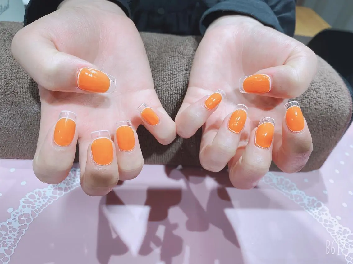 ネイル クリアネイル フレンチネイル VIST☆ ｍａｍｉのネイルデザイン