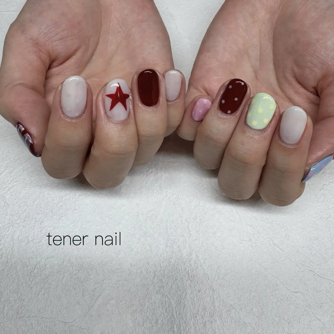 ネイル ドット ハンドネイル テネルネイル tener nailのネイルデザイン