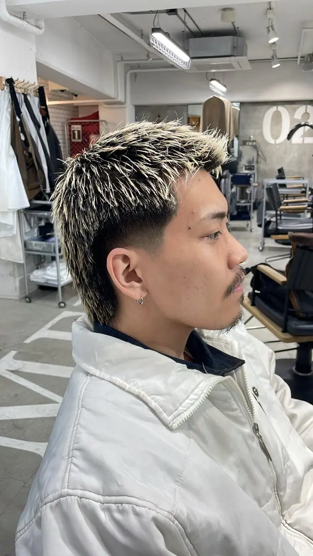 メンズ マレットヘア ✂︎barber✂︎ Hideのヘアスタイル