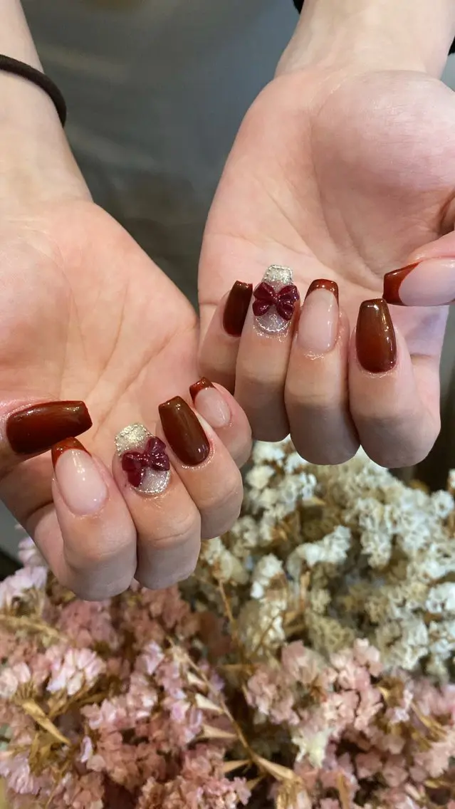 ネイル ハンドネイル crystal ⭐︎ colorのネイルデザイン