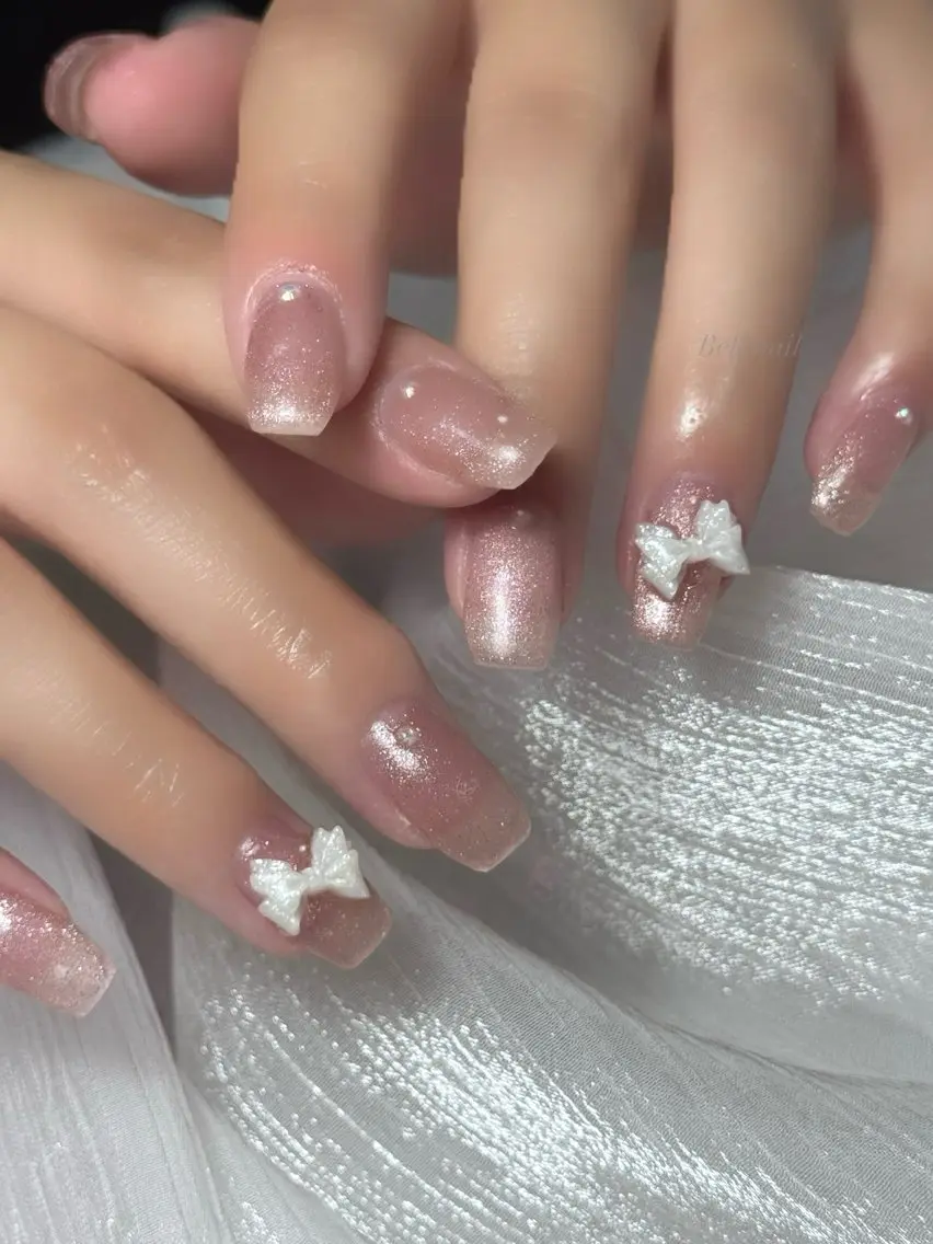 ネイル マグネットネイル オフィスネイル ピンク シンプルネイル ハンドネイル K suzuのネイルデザイン