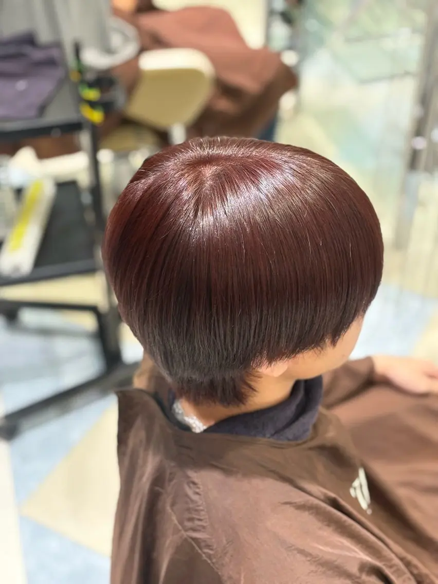 カット＆シングルカラーの写真