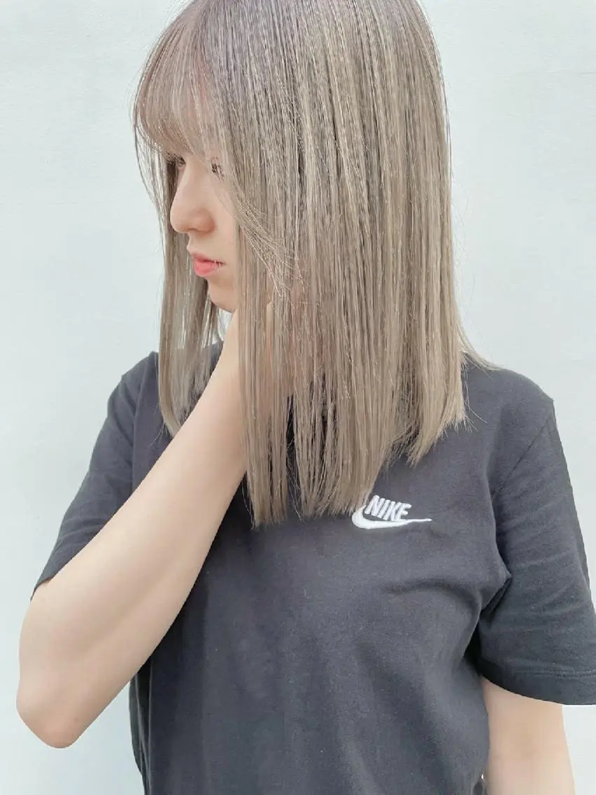 【✨写真の色をあなたの髪に✨】ダブルカラーorグラデーション（ブリーチ１回)＆2stepアミノ酸トリートメントの写真