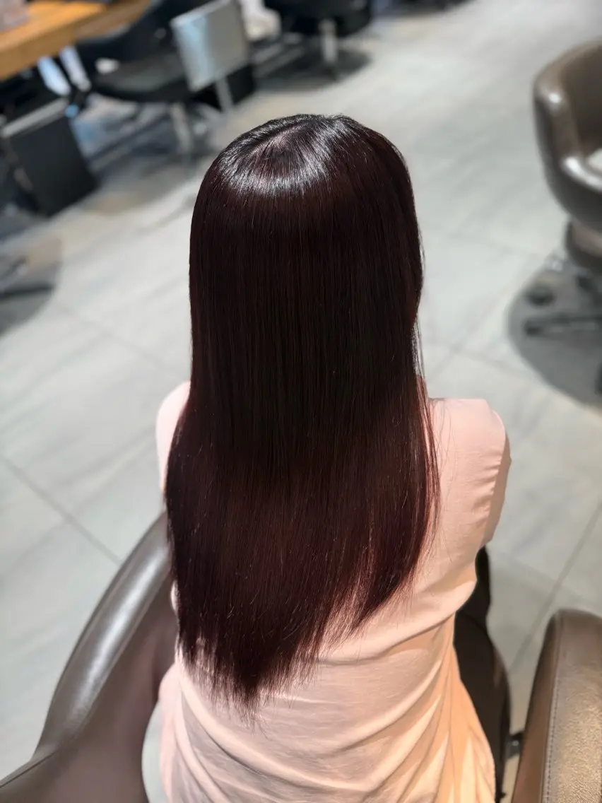 ロング カット ヘアカラー Lee天王寺 上山裕己のヘアスタイル