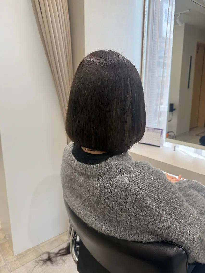 ショート カット トリートメント ヘッドスパ haru 髪質改善サロンのヘアスタイル