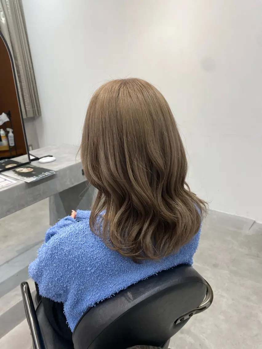 カラー ベージュカラー ヘアカラー 山本 遥海のヘアスタイル