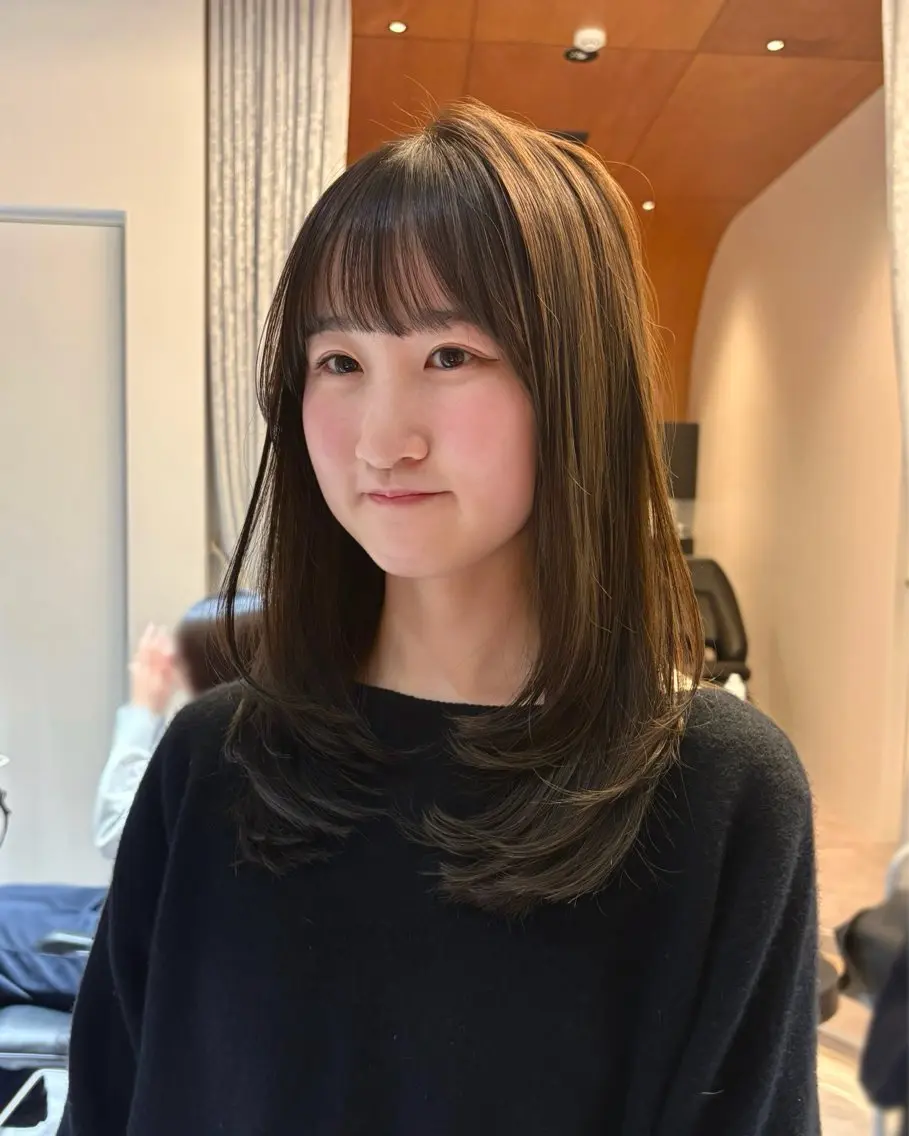 ロング 山口 真季のヘアスタイル