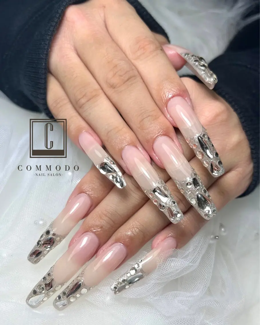 ネイル 長さ出し ロングネイル ハンドネイル オーナーネイリスト MIYUのネイルデザイン