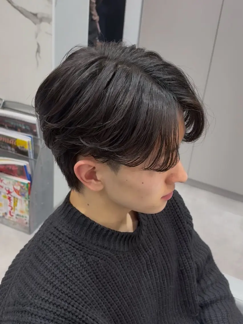 【🫶SNSで大人気🫶】毛流れパーマ&カット¥6600の写真