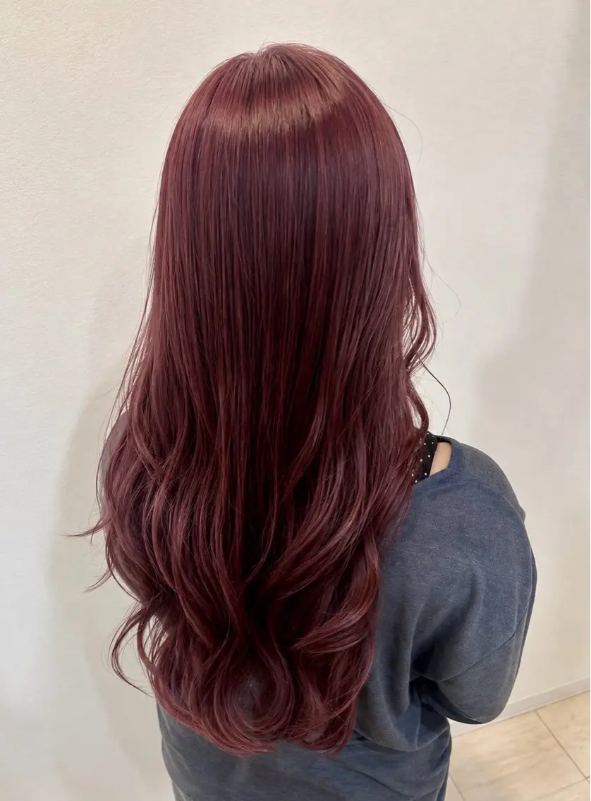 ロング カラー カット ヘアカラー トリートメント kurumi ♡のヘアスタイル