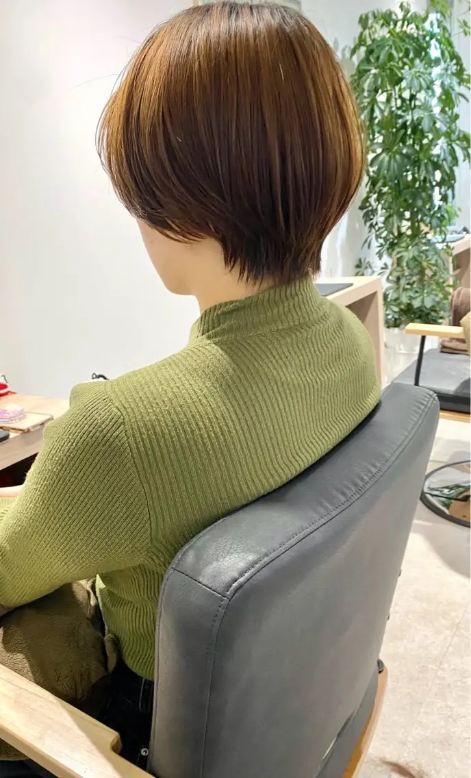 ショート カラー 透明感カラー ショートヘア カット ヘアカラー 韓国ヘア/ショート ヘア/YUSEIのヘアスタイル