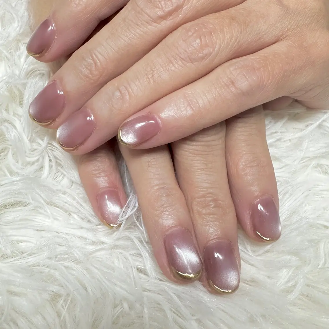 ネイル ミラーネイル ワンカラーネイル ハンドネイル nailsalon Any'bのネイルデザイン