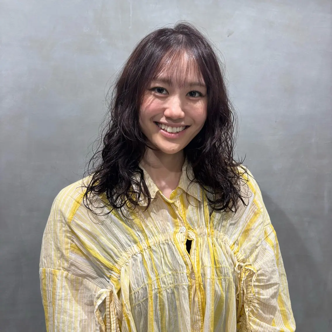 セミロング 韓国風カラー 韓国風ヘア 似合わせカット ヘアカラー 推し活アレンジ🎀 艶カラー￤nanoのヘアスタイル