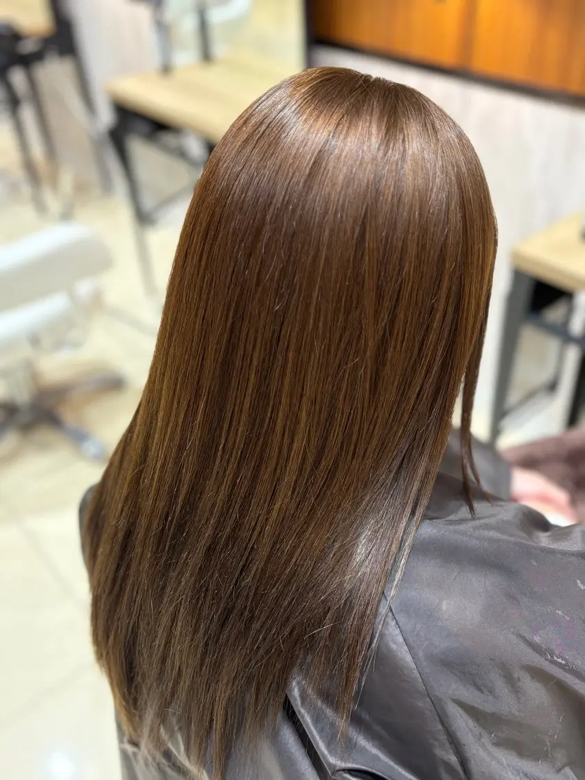 カラー ベージュカラー ヘアカラー 加藤 優輝のヘアスタイル