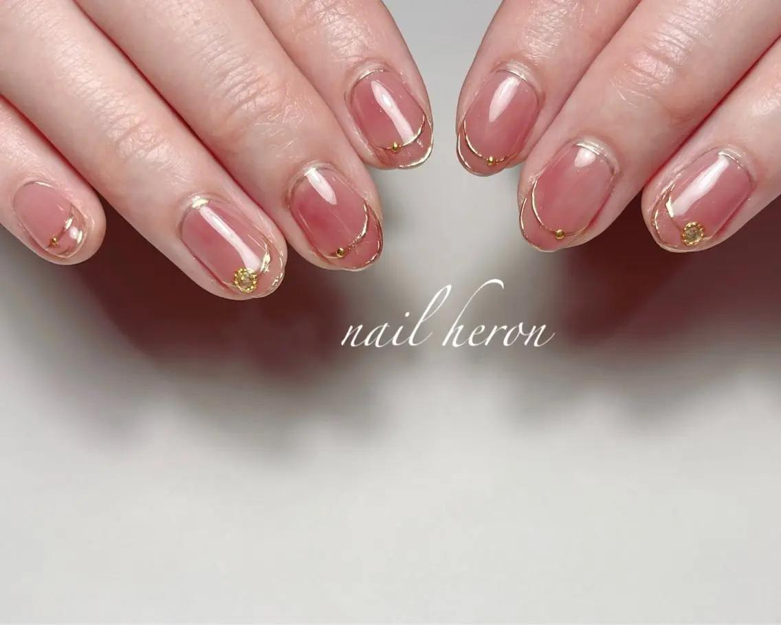 ネイル ハンドネイル saki_ nail heronのネイルデザイン
