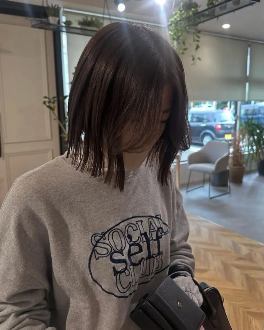 【¥12700→¥5640】透明感カラー+顔まわりカット🍒の写真