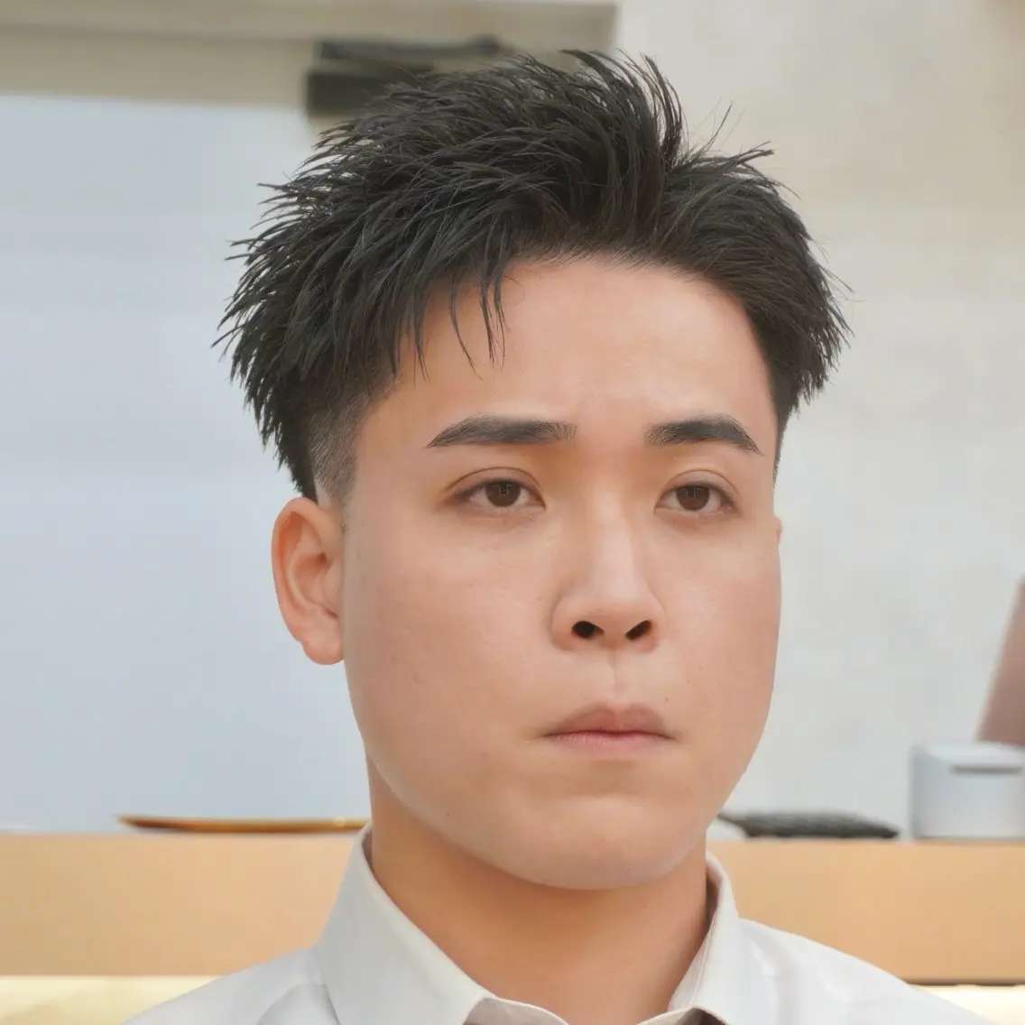 メンズ メンズブリーチ センターパート フェザーパーマ カルマパーマ メンズパーマ カット ヘアセット HIKARI メンズ満足度No.1のヘアスタイル