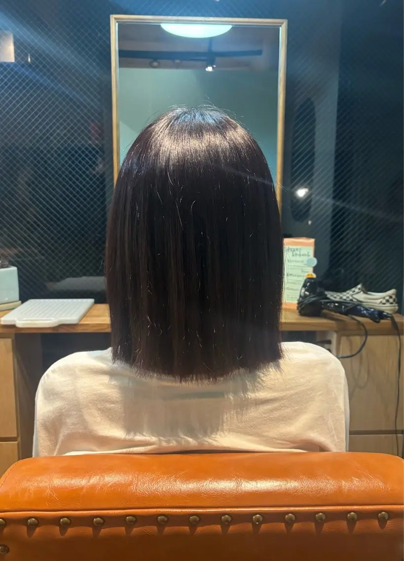 カラー 透明感カラー イルミナカラー ヘアカラー 💙Unique💙 すずなのヘアスタイル