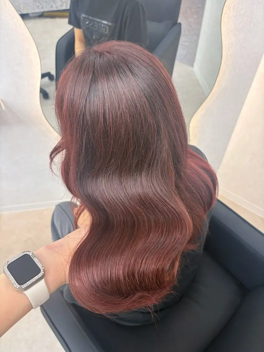 セミロング カラー ヘアカラー トリートメント 💙あおい💙大宮 🪽ワンカラー🪽のヘアスタイル