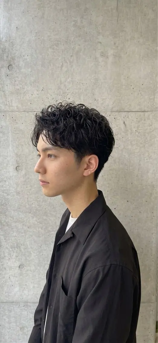 パーマ メンズ カット パーマ ✨銀座デザインパーマ 大野✨のヘアスタイル