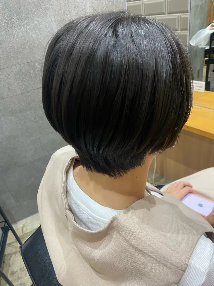 ショート ハンサムショート ショートヘア モリタ アンナのヘアスタイル