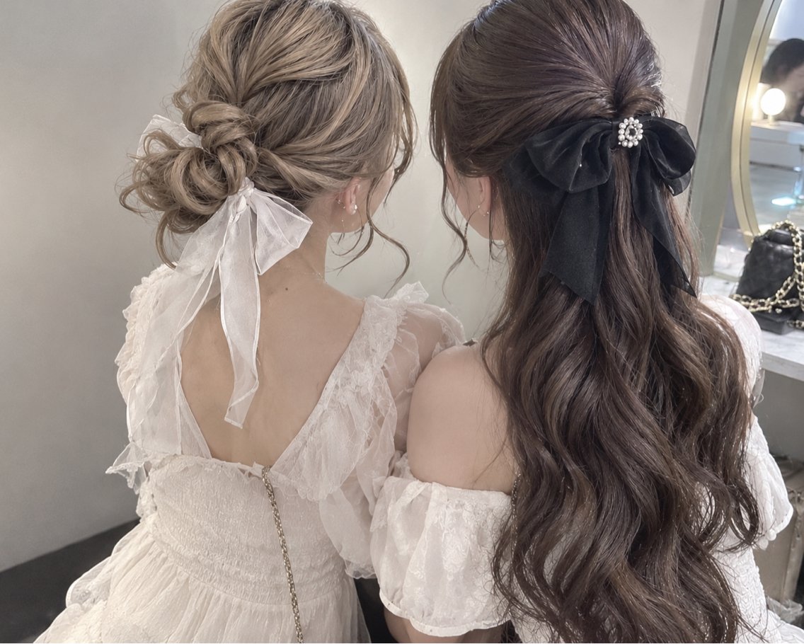 ヘアアレンジ ヘアセット 🤍静岡/影島 李有/美容院🎀のヘアスタイル