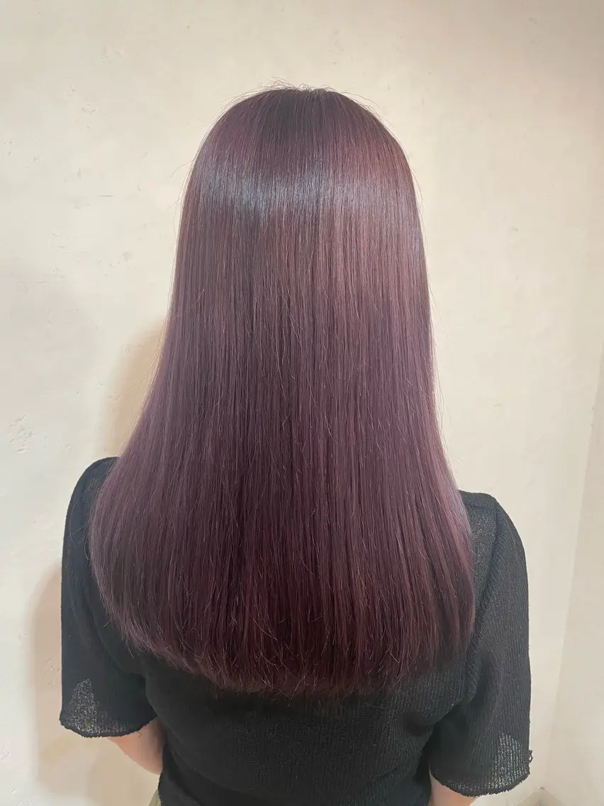 ロング カット ヘアカラー ヘッドスパ 🪼艶カラー🪼 田口彩香のヘアスタイル