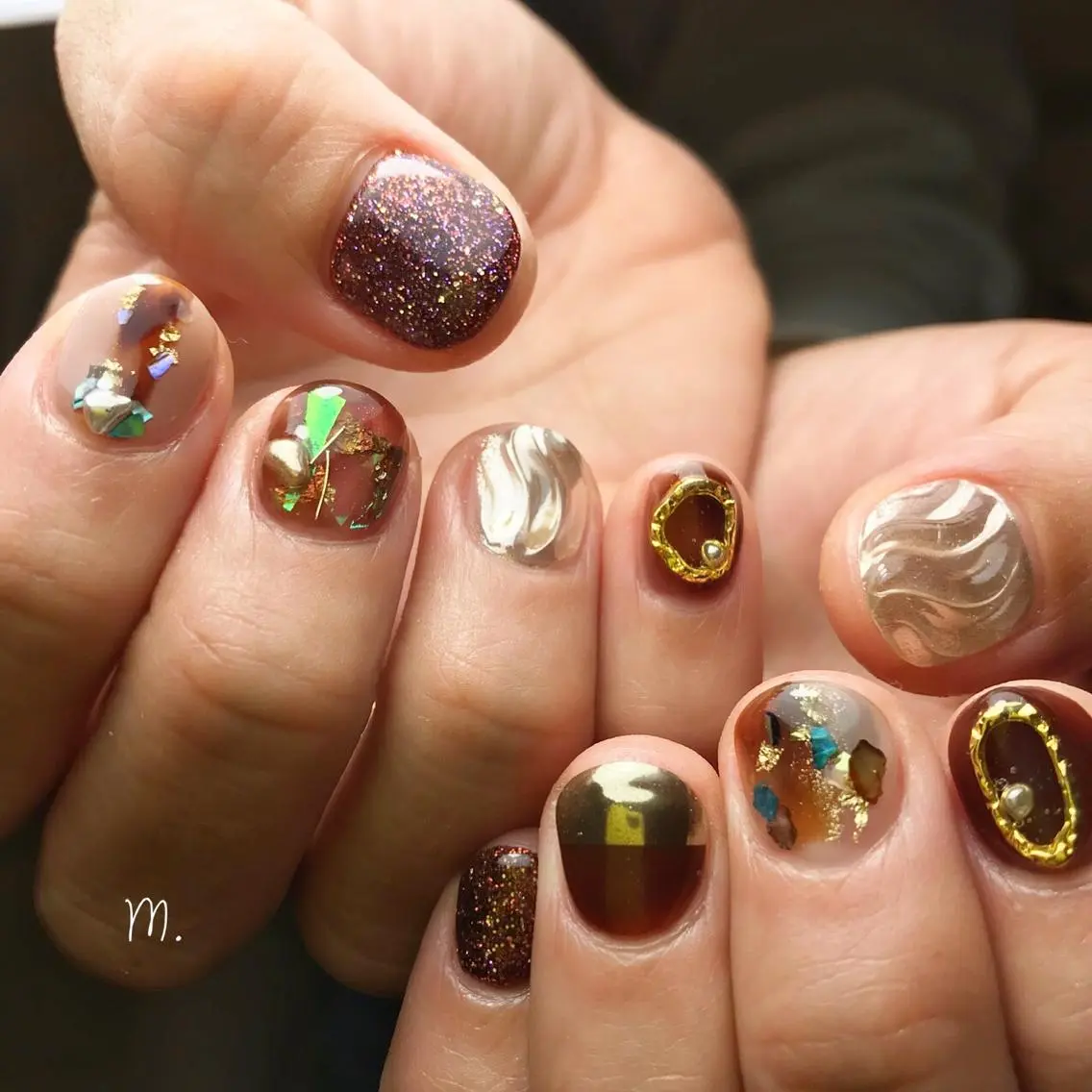 ネイル ニュアンスネイル ハンドネイル Nakazawa Mayuのネイルデザイン