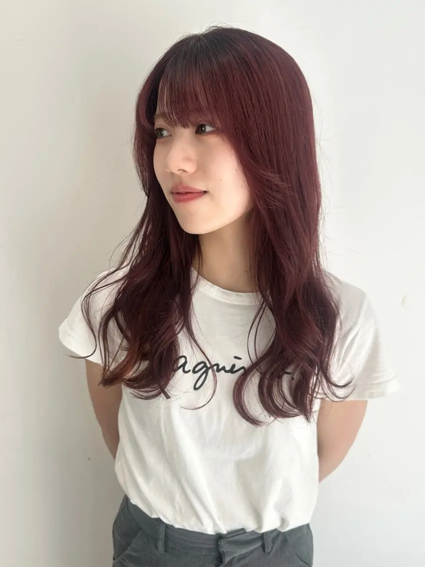 暖色カラー+トリートメント🍒♡の写真