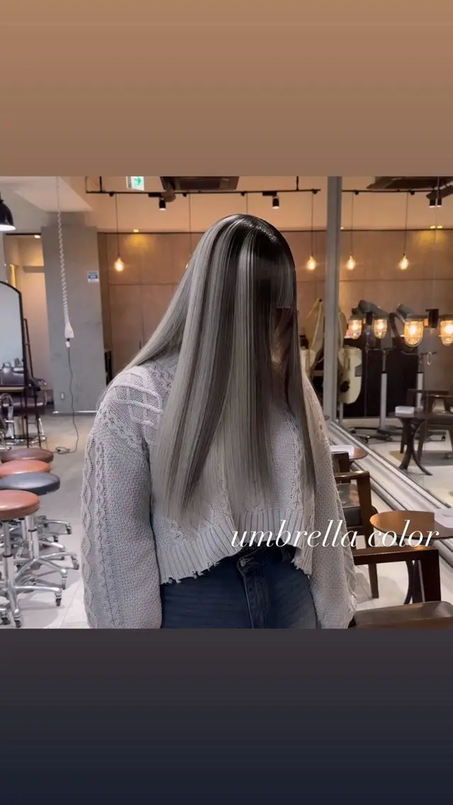 ロング カラー カット ヘアカラー トリートメント ヘアセット 💜ハイトーン💛 マジカルかいちゃんのヘアスタイル