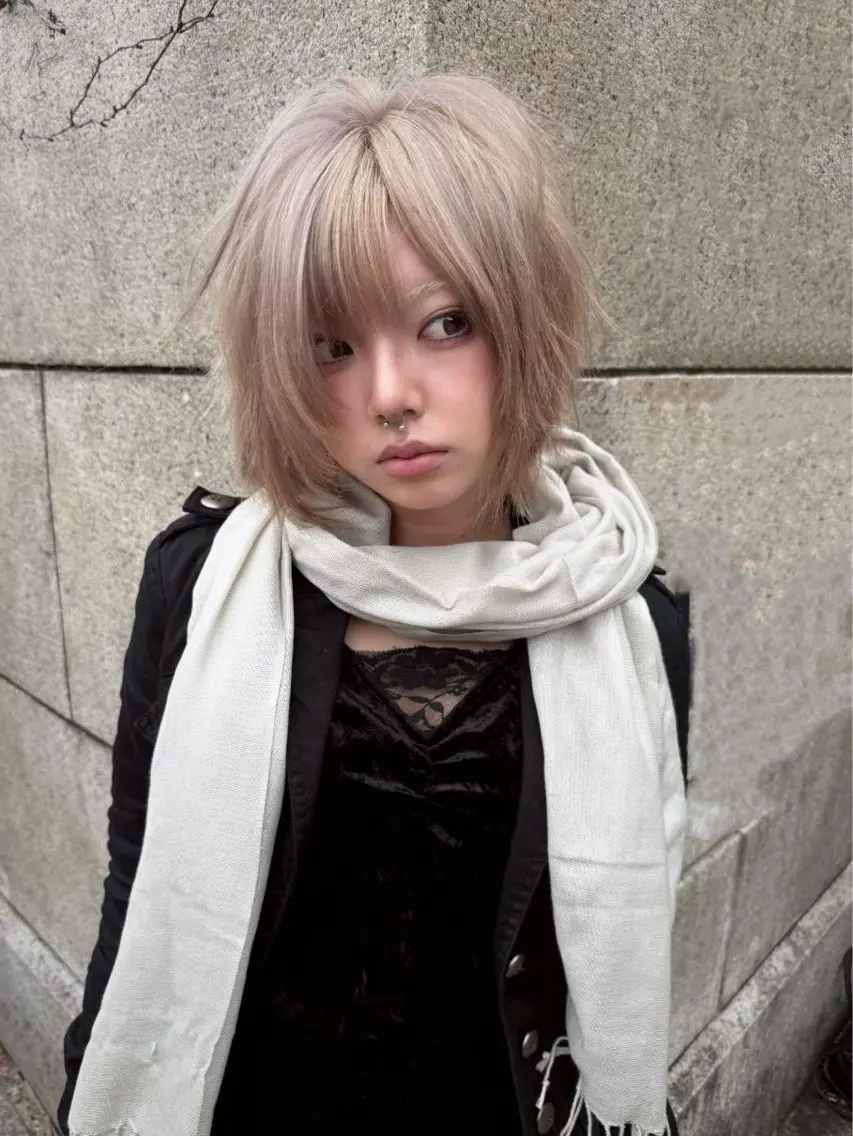 ショート カラー カット ヘアカラー トリートメント ヘッドスパ ヘアセット HARUNA/原宿/ デザイン/カットのヘアスタイル