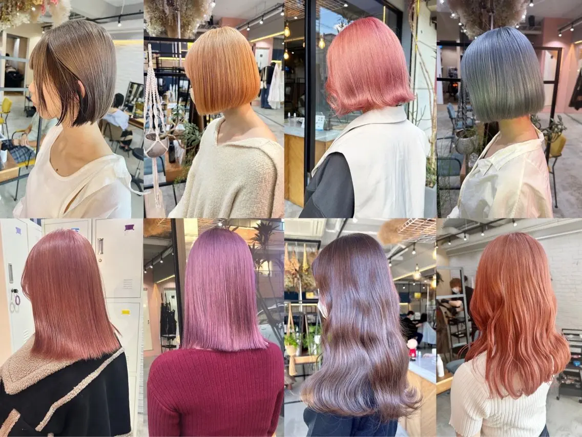 カラー ブリーチ ダブルカラー ハイトーンカラー カット ヘアカラー 十倉 朱莉のヘアスタイル