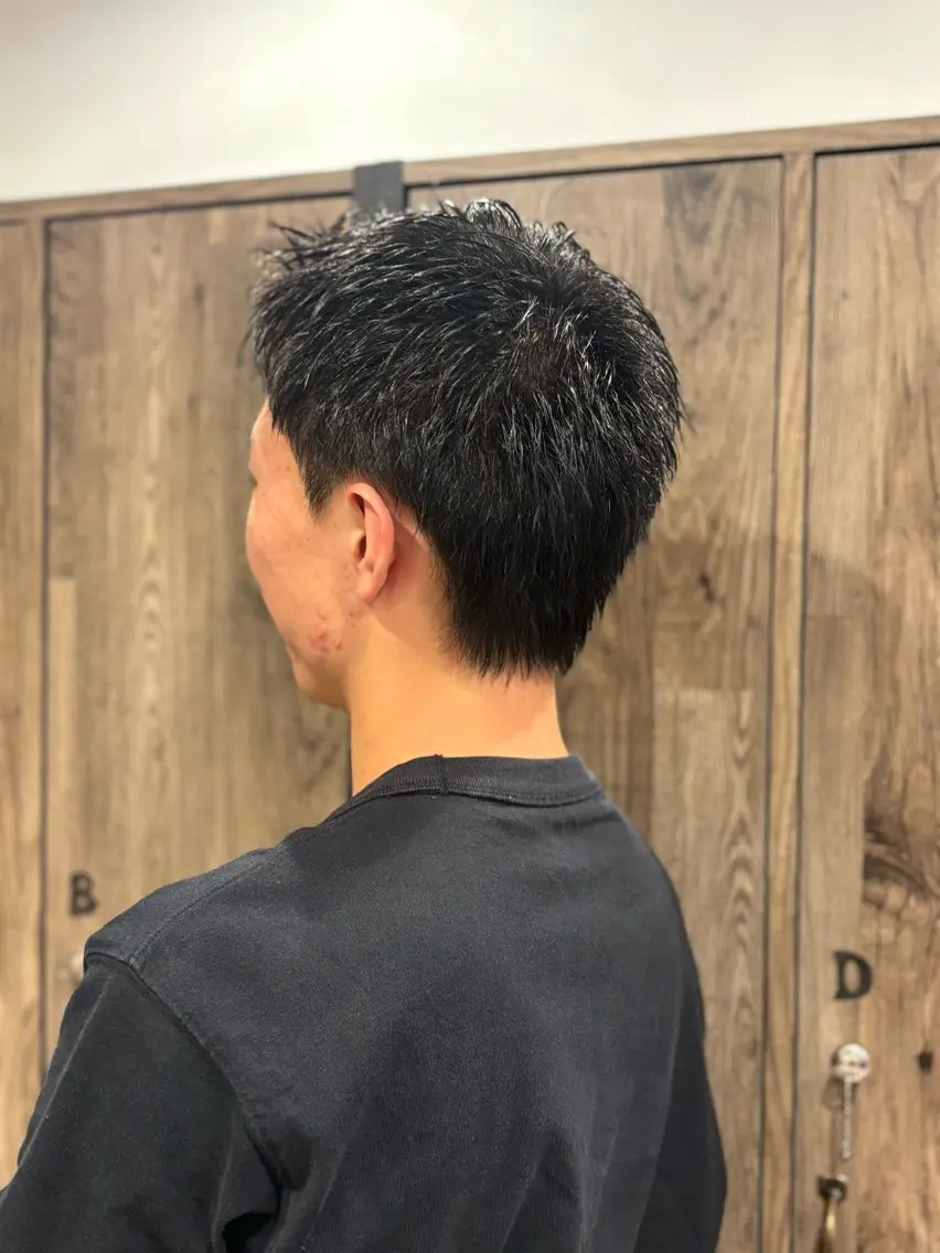 メンズ学生限定カットの写真
