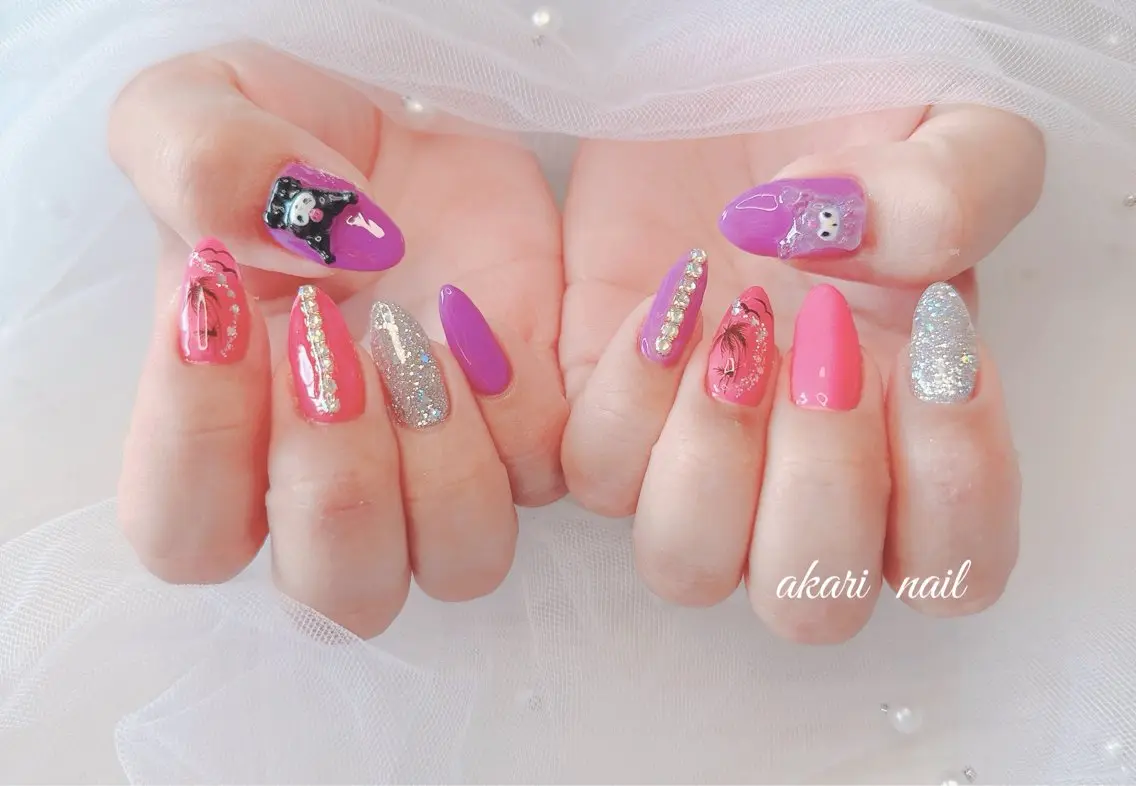 ネイル ハンドネイル フットネイル AKARI nail💅のネイルデザイン